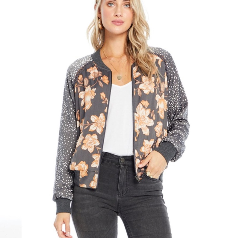 NWOT crossfire bomber jacket saltwater luxe